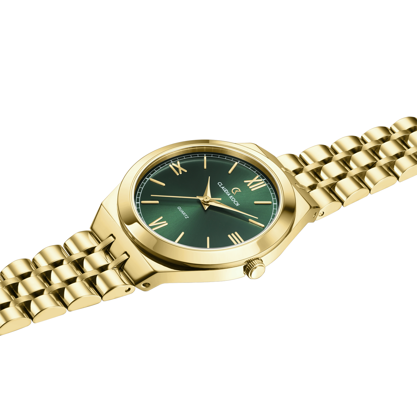 Luxury Women’s Watch - Elegant Design & Premium Craftsmanship Gold Green