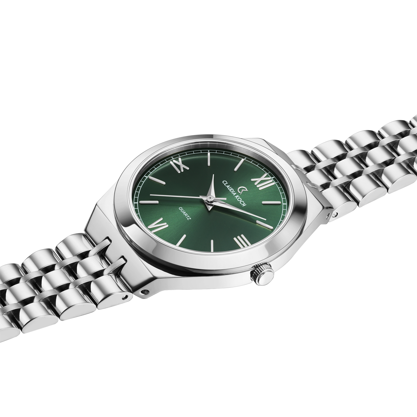 Luxury Women’s Watch - Elegant Design & Premium Craftsmanship Silver Green