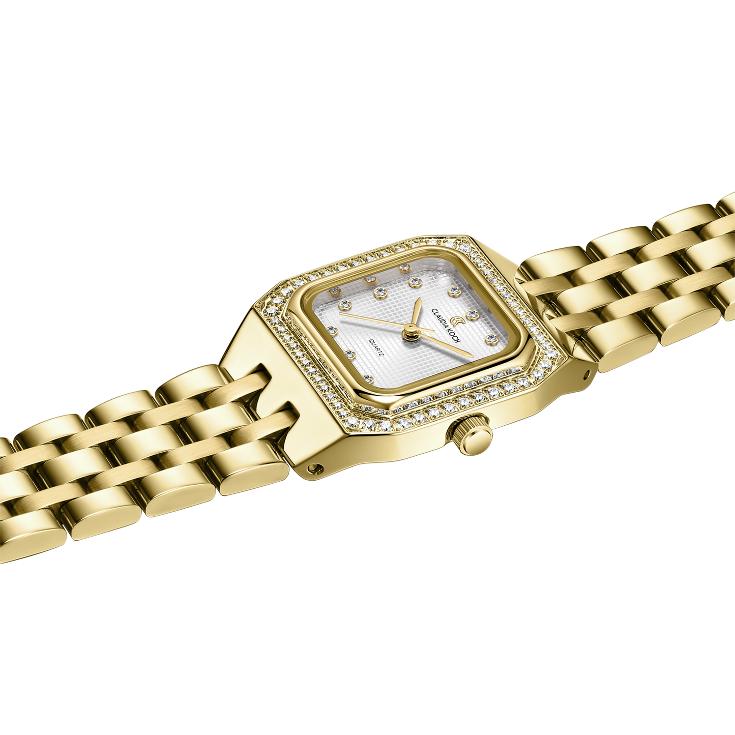 Luxury Women’s Watch with Square Dial Gold