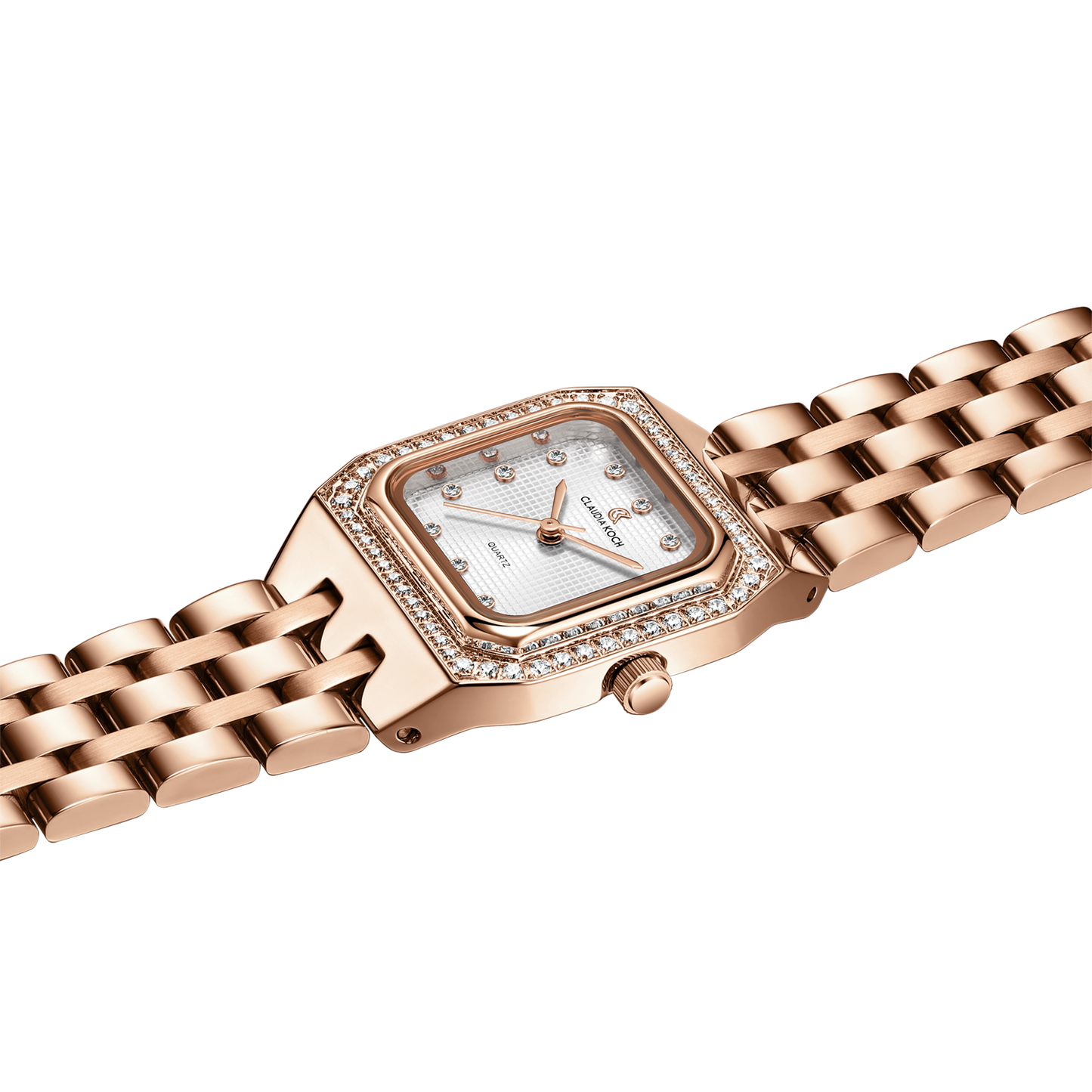 Luxury Women’s Watch with Square Dial Rosegold