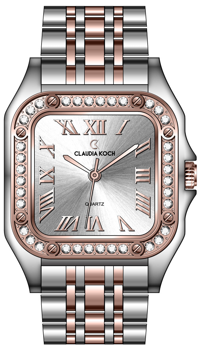 CK - 4246 ClaudiaKoch Square Elegant Dial