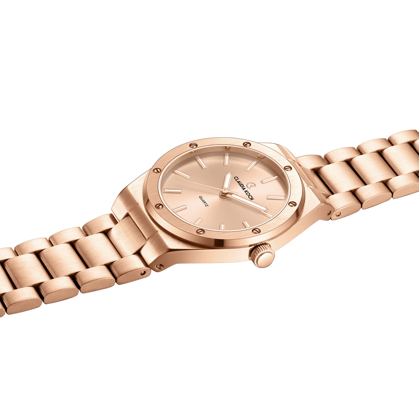 Matte Finish Women’s Watch – Minimalist Luxury & Modern Design Rosegold