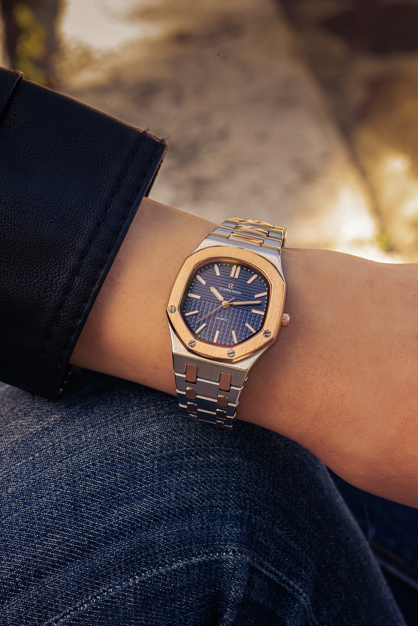 Duo Stainless Steel Analog Classy Women Watch