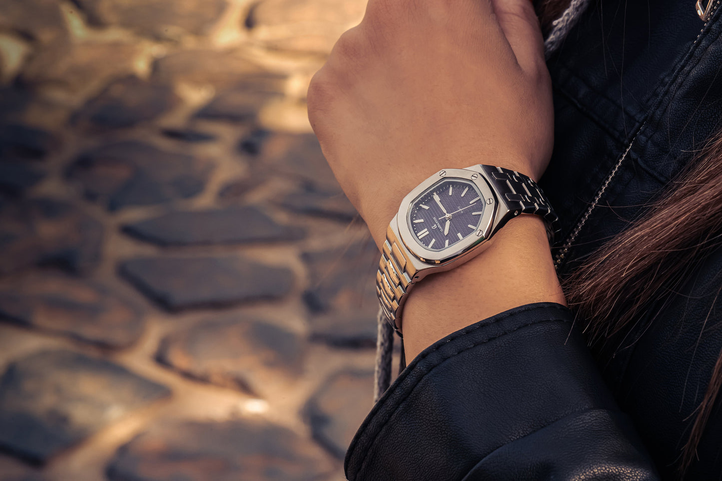 Duo Stainless Steel Analog Classy Women Watch