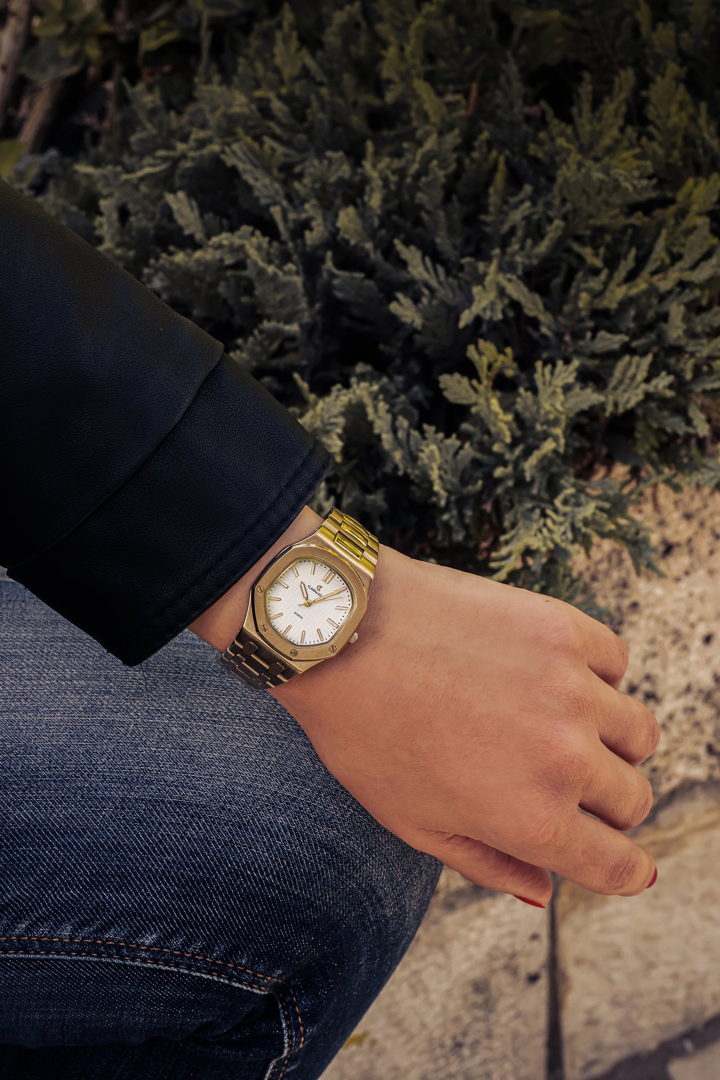 Duo Stainless Steel Analog Classy Women Watch