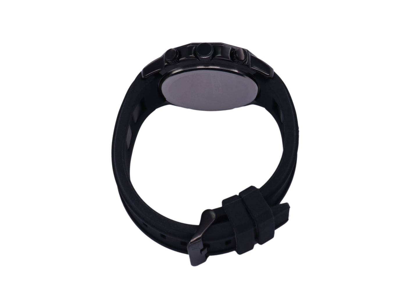 Multifunctional Rubber Band Day/Date Analog Sporty Men Watch