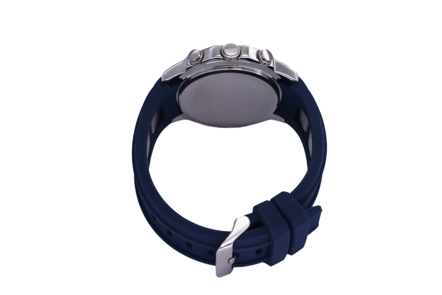 Multifunctional Rubber Band Day/Date Analog Sporty Men Watch