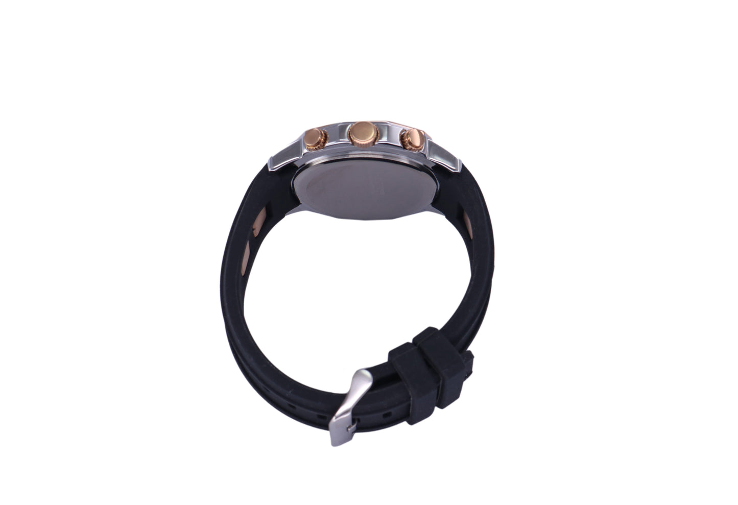 Multifunctional Rubber Band Day/Date Analog Sporty Men Watch