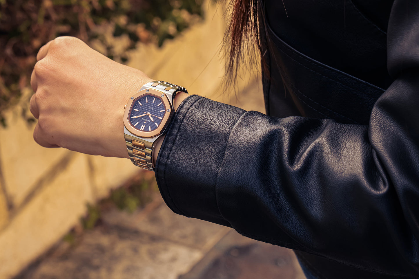 Duo Stainless Steel Analog Classy Women Watch