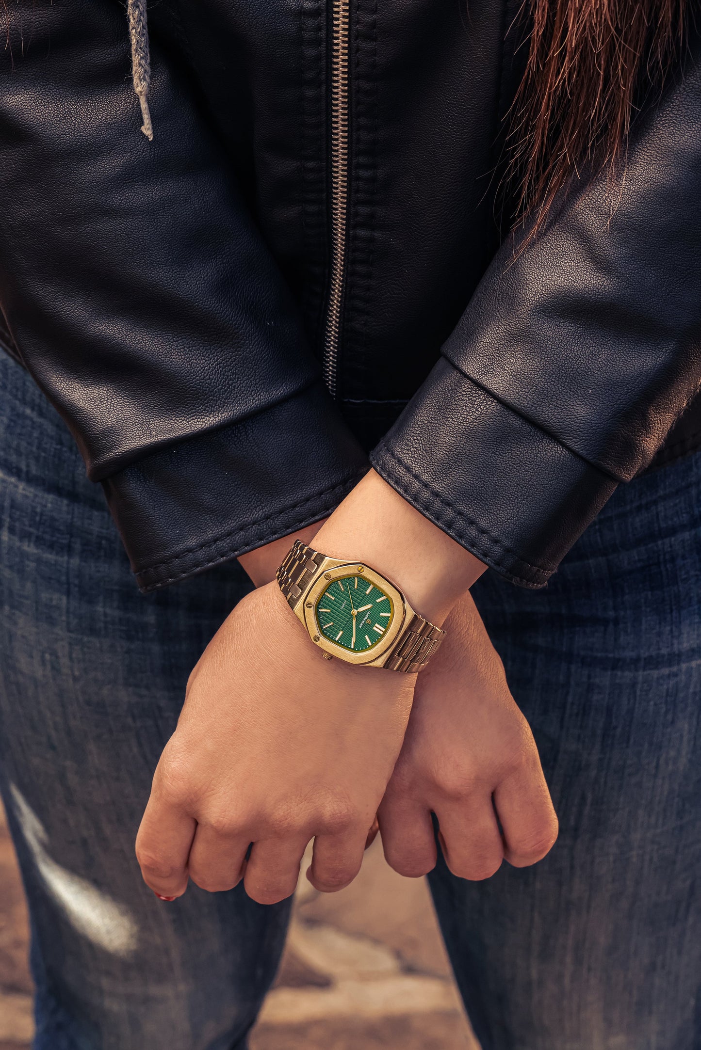 Duo Stainless Steel Analog Classy Women Watch