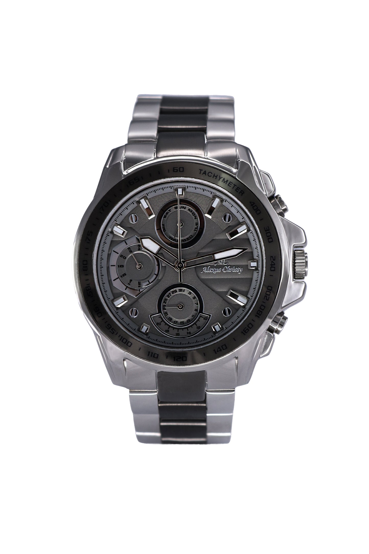 Multifunction Stainless Steel Analog Men Watch